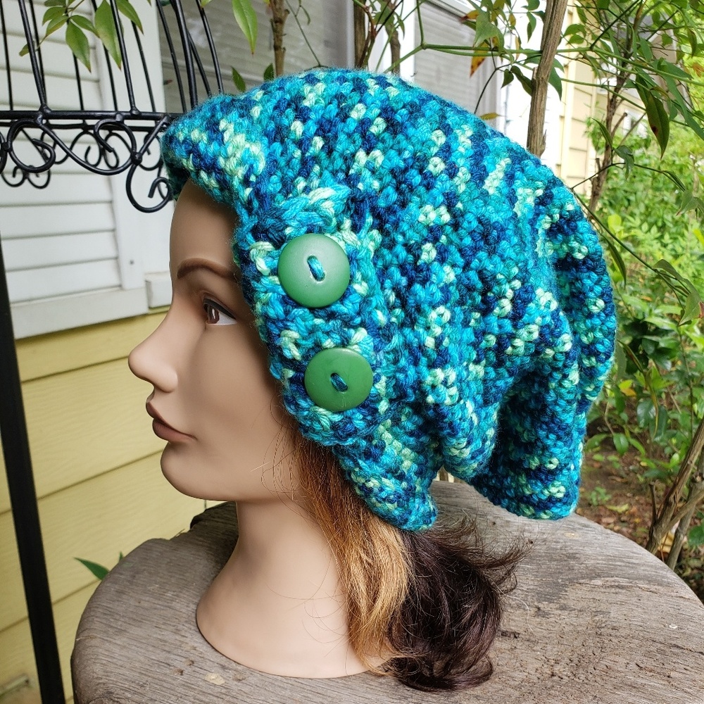 💙Handmade slouchy beanie💙